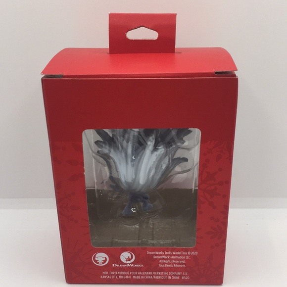 2020 Hallmark Dream Works Trolls World Tour Tiny Diamond Christmas Tree Ornament - Picture 5 of 9